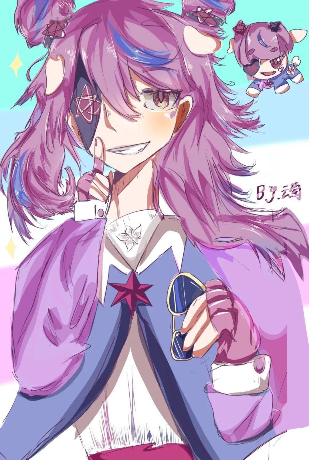 绘原创神兽肉乎乎笑笑 / 绘我眼中的顶呱呱开心点/ 绘圆滚滚拟人鱼