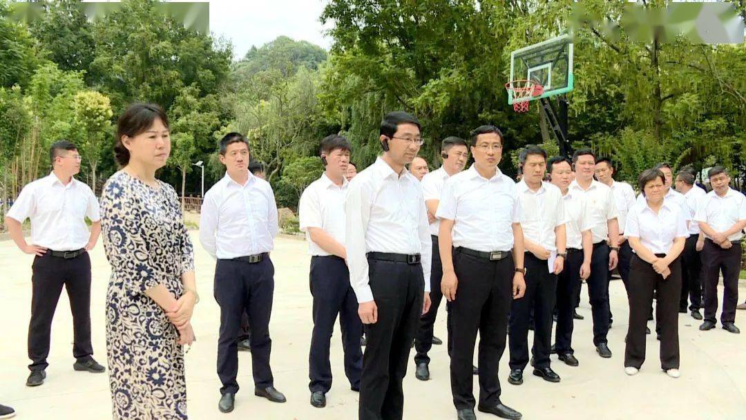 6月11日下午,黄梅县委书记刘欲晓率党政代表团来红安县学习考察美丽