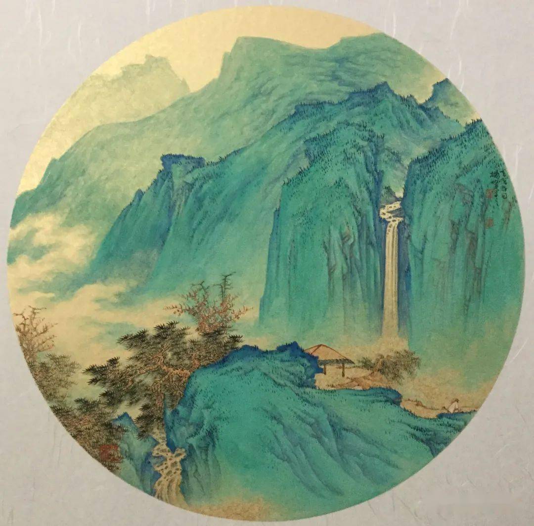 6767[书画讲堂]谭老师教你画彩墨山水画_画法_步骤_赭石