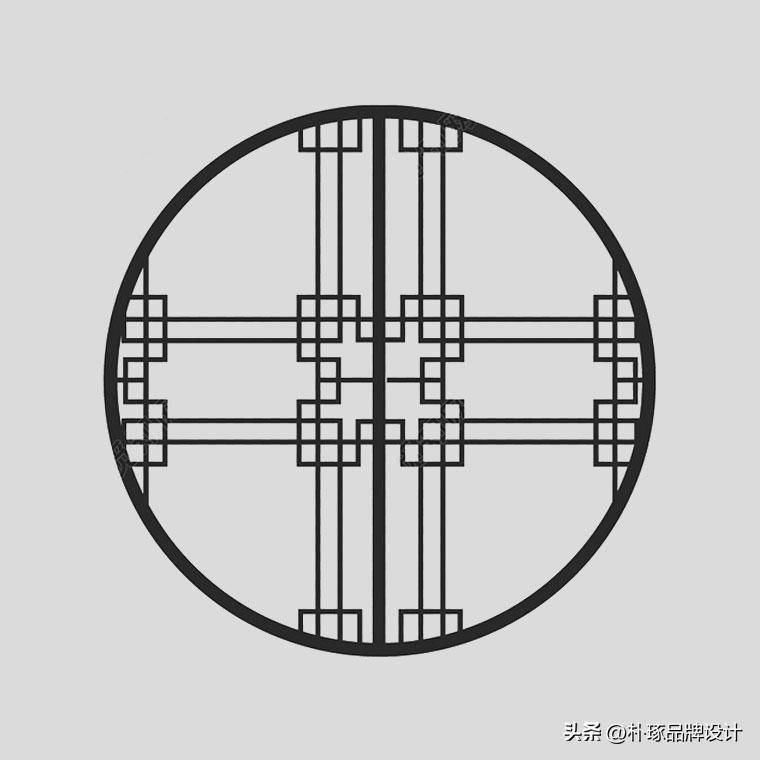 平行窗棂图案图片