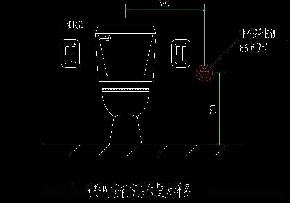 電池櫃,緊急按鈕,安全島,監控立杆及防雷等各種弱電安裝大樣圖_施工