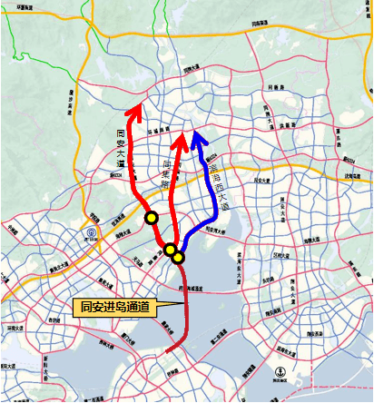 厦门滨海西大道规划图图片