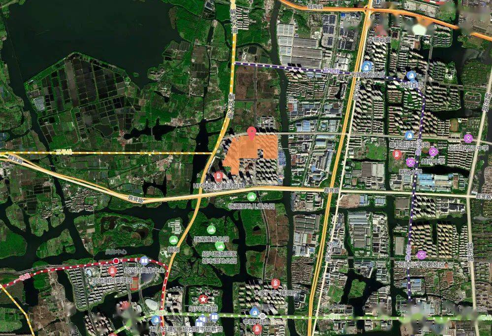 华发绍兴镜湖新区湖东2-5号地块规划公示,拟建15幢高层_建设_服务