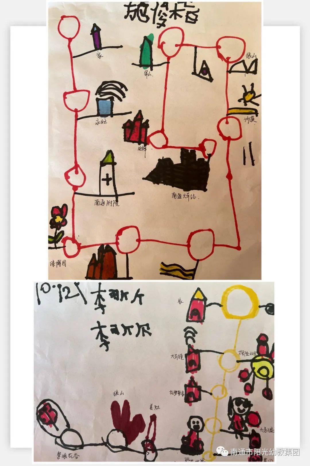 阳光城堡幼儿园大二班班本课程分享_小朋友们_样子_什么