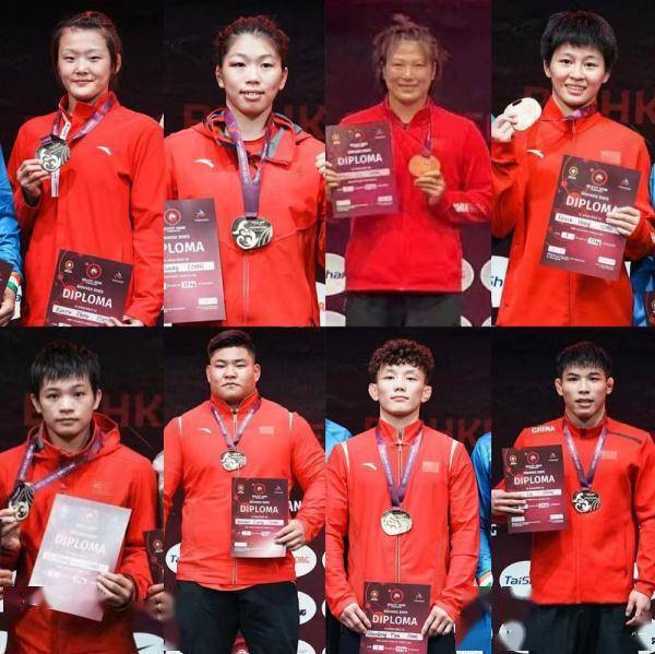u23摔跤亚锦赛落幕 中国队收获8金3银1铜_金牌_选手_邓莉