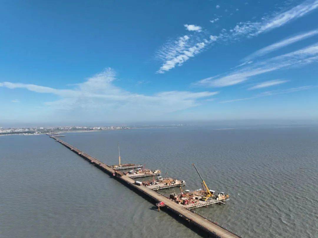国道228线东港特大桥主墩桩基全面完工_发展_施工_福建省