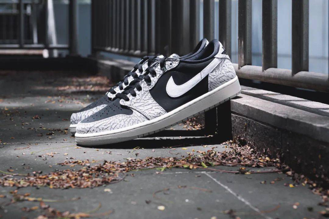 SOAR 新品预览｜Air Jordan 1 Retro Low OG “Black Cement”_经典_元素_裂纹