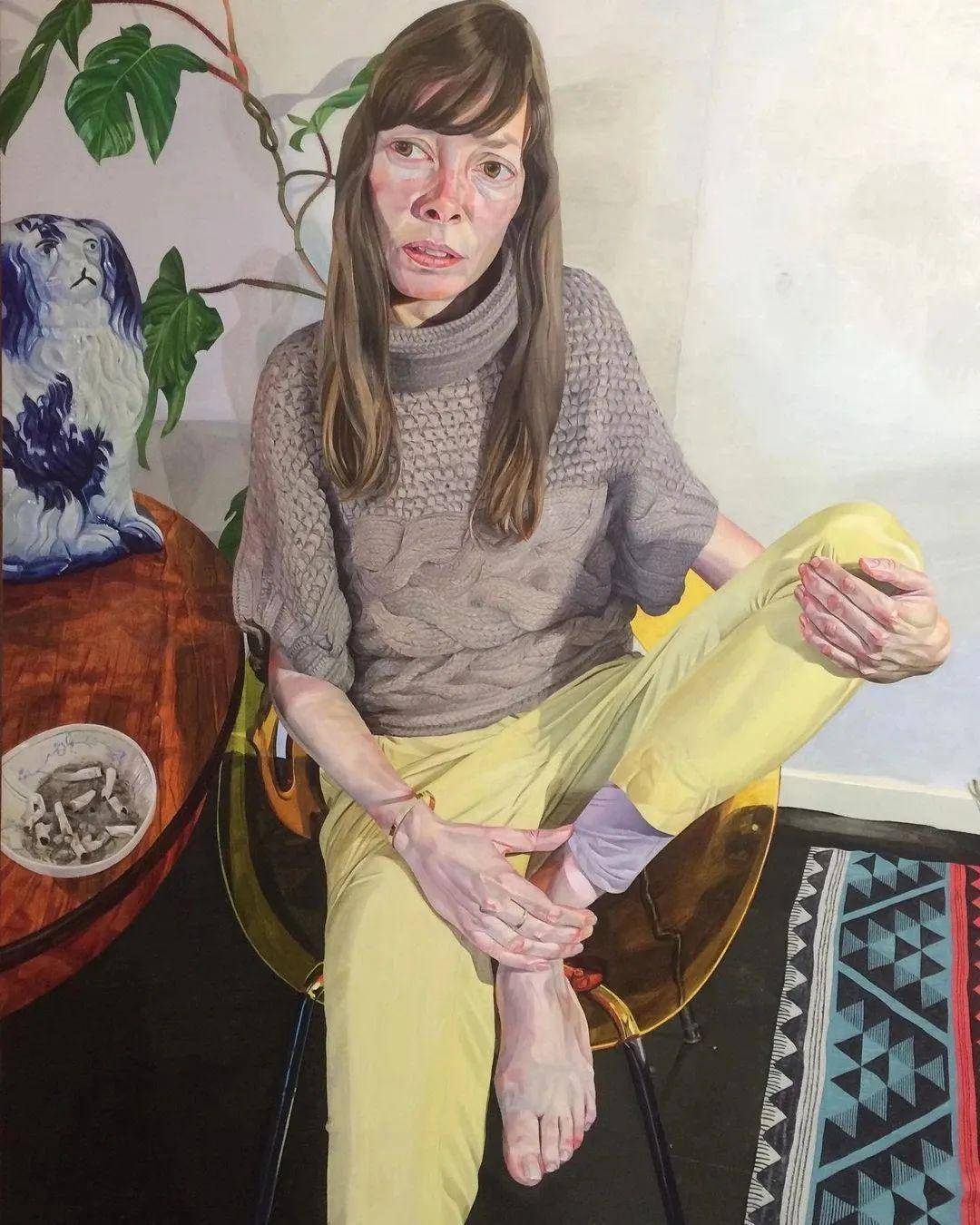 肖像画家 | 詹.斯·黑格 james hague_弗洛伊德_英国伦敦_绘画