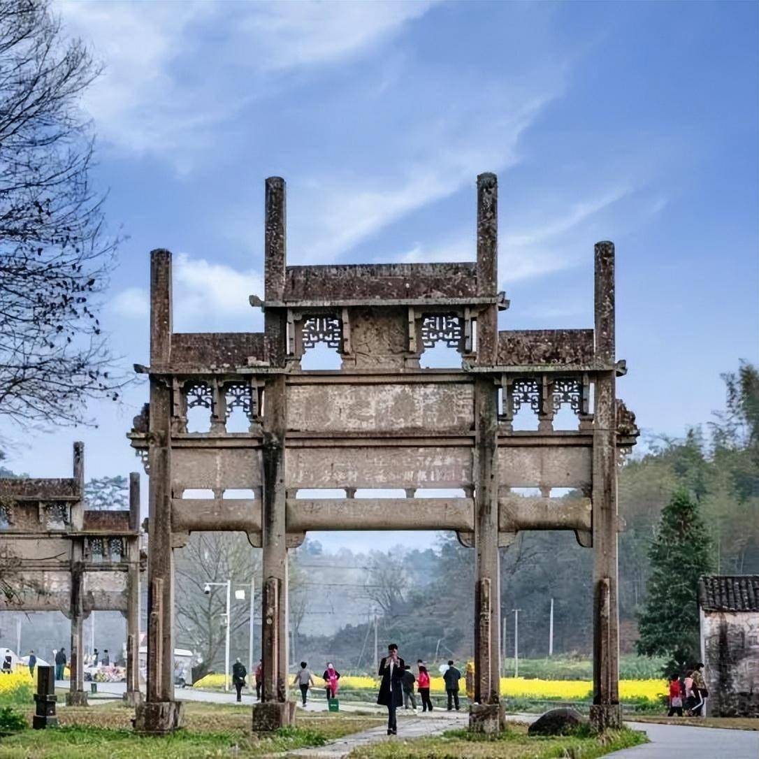 徽说文物之百坊系列——贞寿之门坊_鲍德_源村_徽州区