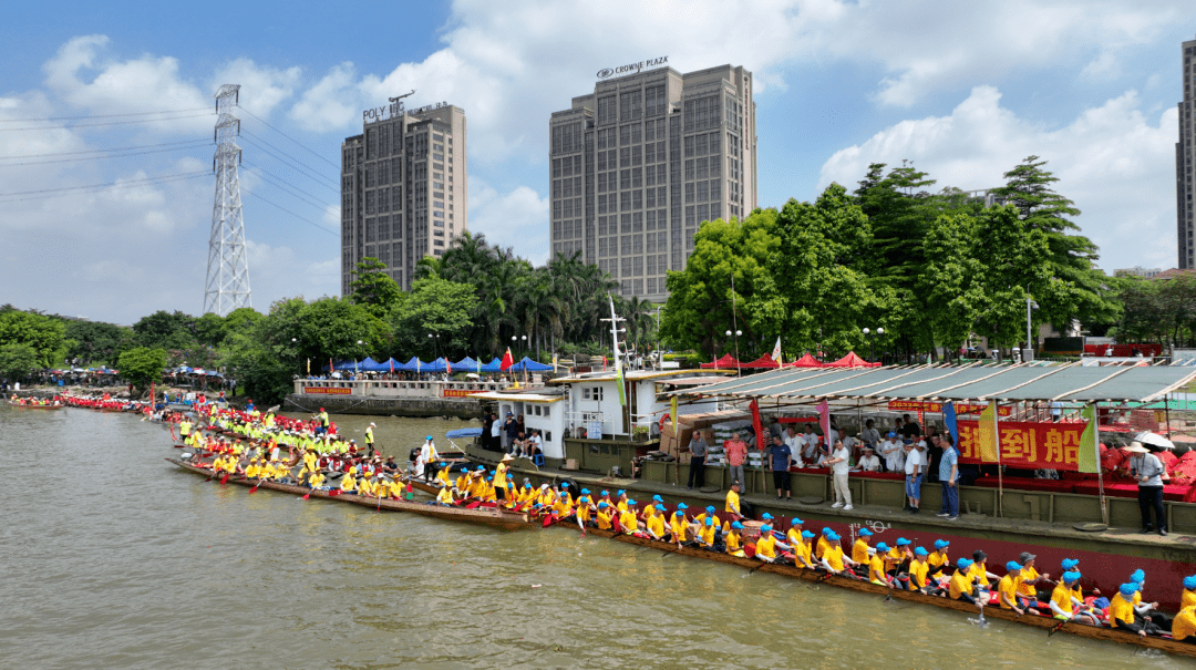 直击新塘 "龙船景"精彩现场!_龙舟_活动_东江
