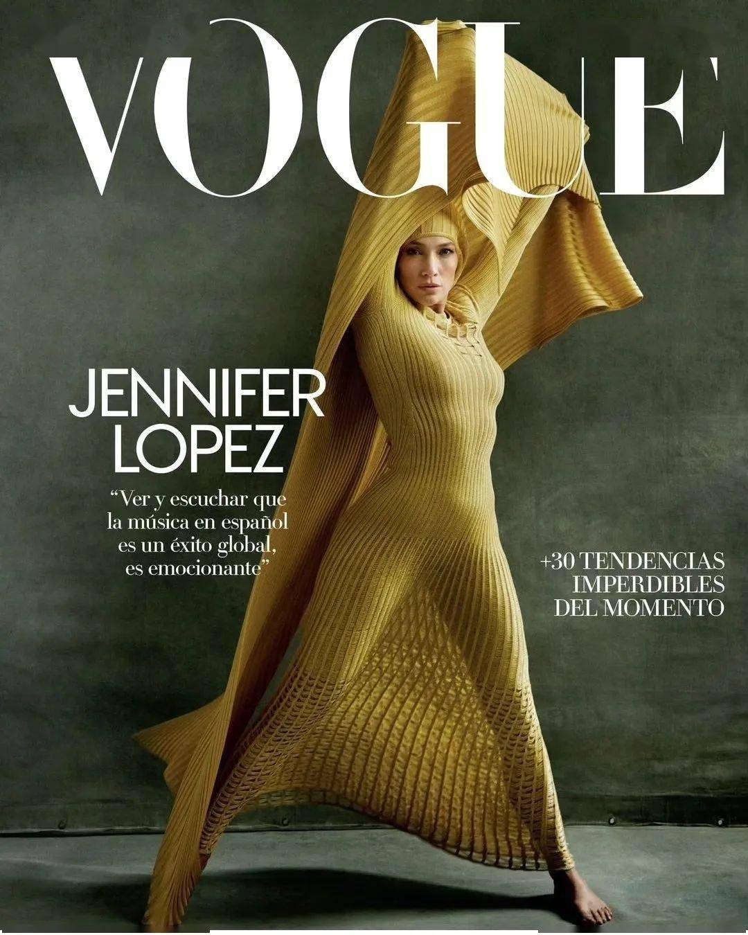 Jennifer Lopez 再次登上《VOGUE》封面！_杂志_运动_都会