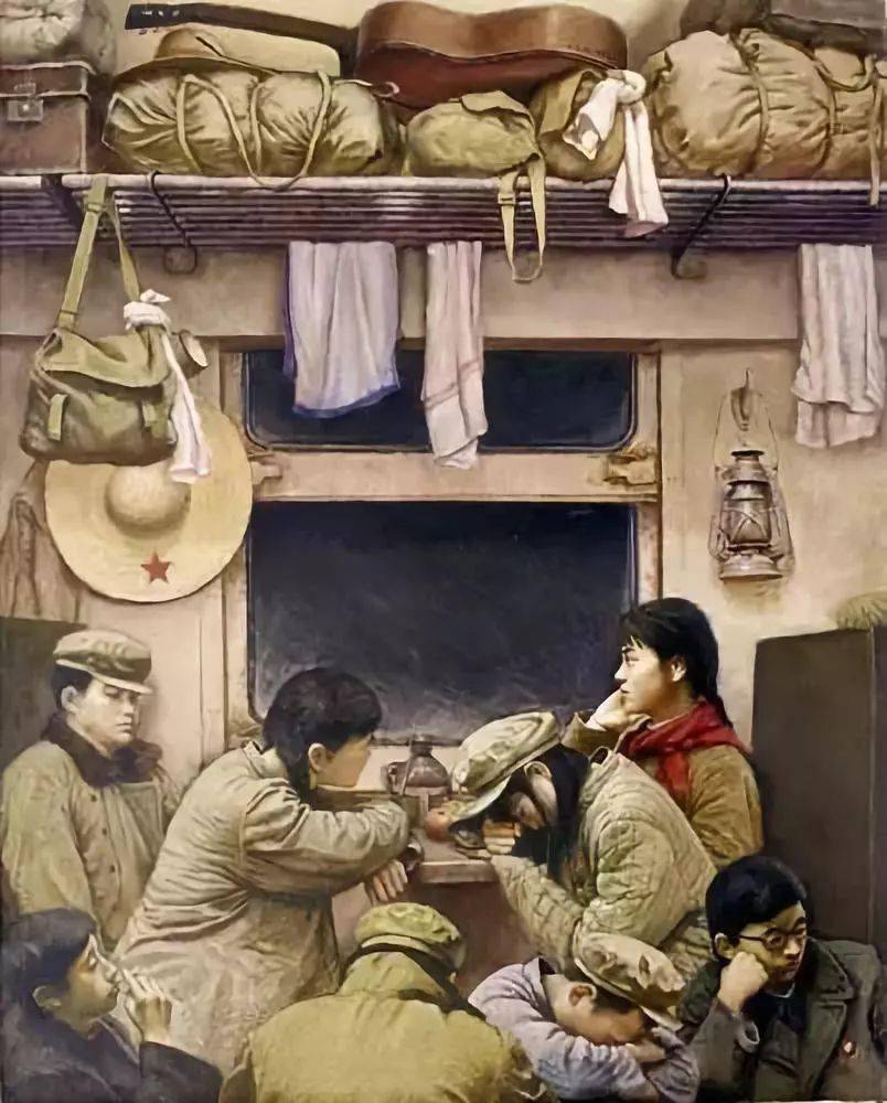 油画中的知青很美,你觉得呢?