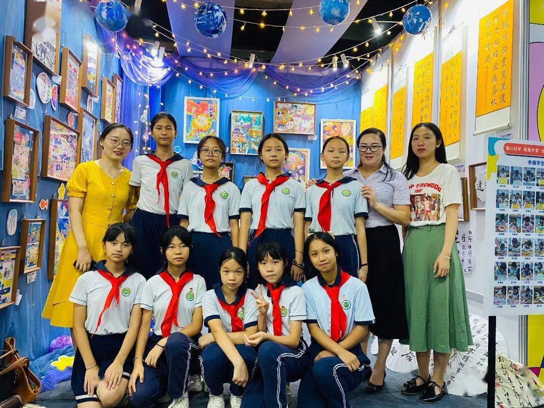 古镇镇中小学美育教育特色作品展盛大开幕!_书法_中国画_中心