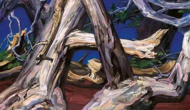 谭老师为你推介油画家詹建俊作品_cm_布面_油彩