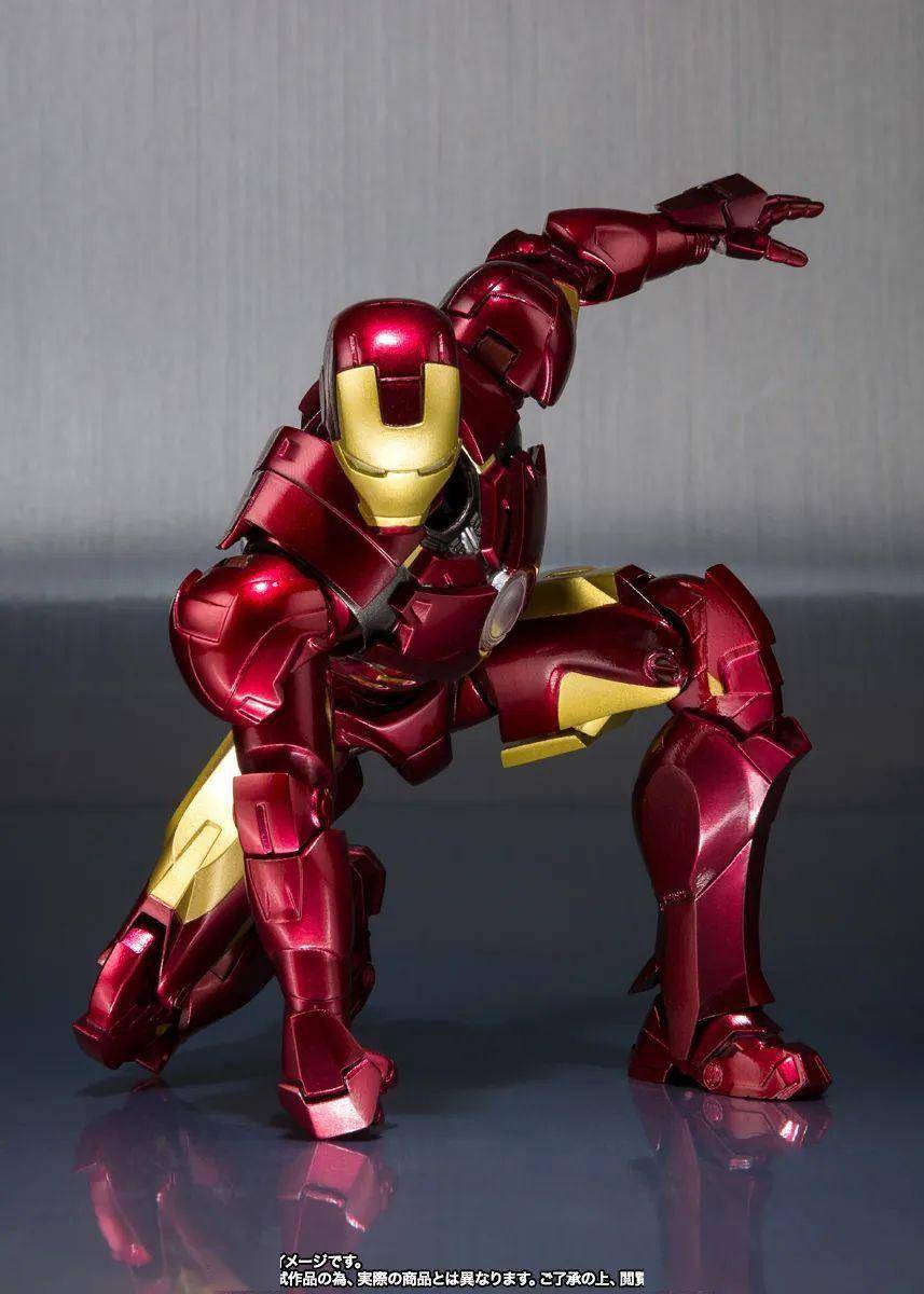 shf钢铁侠mk4居然"再版"了?_初版_万代_附属