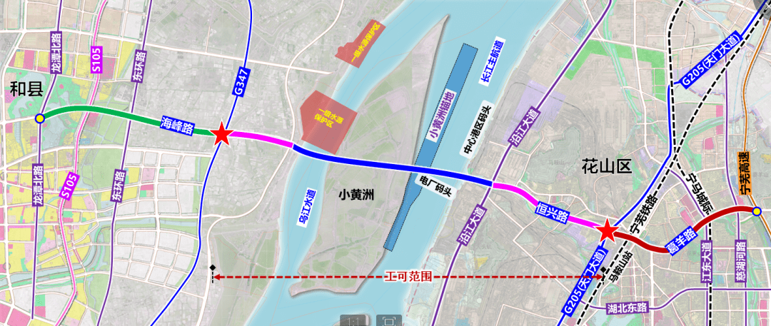 G347团风段线路图图片