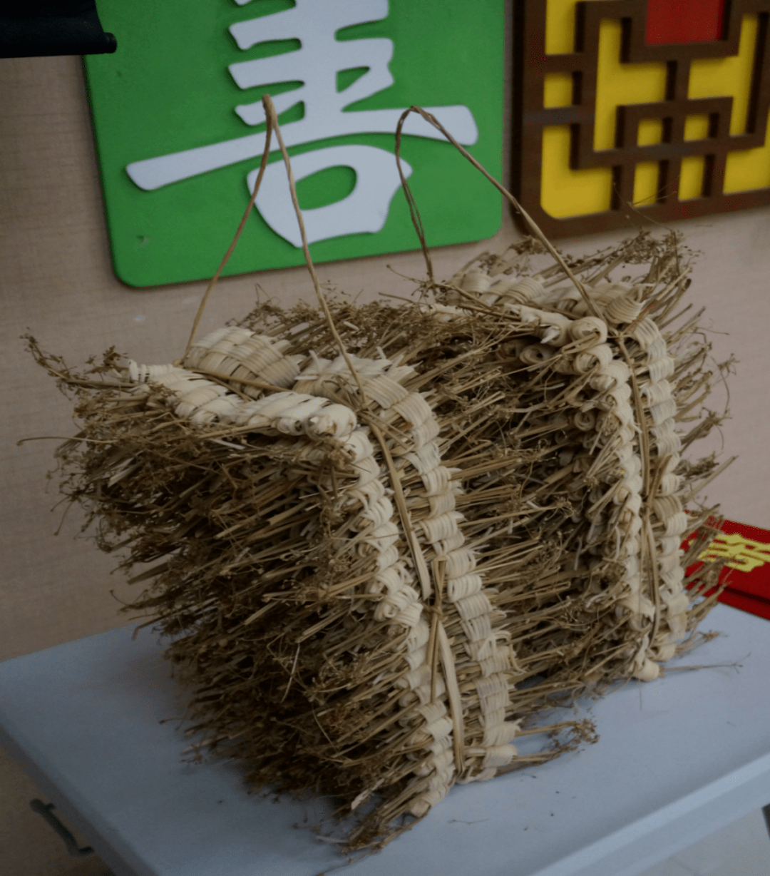 我们的志愿者来到了种植灯芯草以及传承灯芯草制作手艺最好的大维村