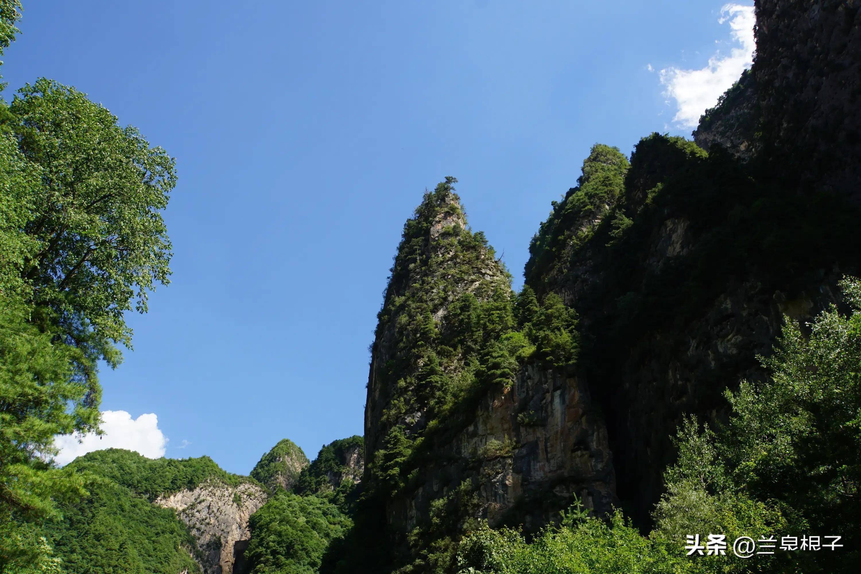 美丽的漳县贵清山风景区——贵清峡_贵清谷_峡谷_同行