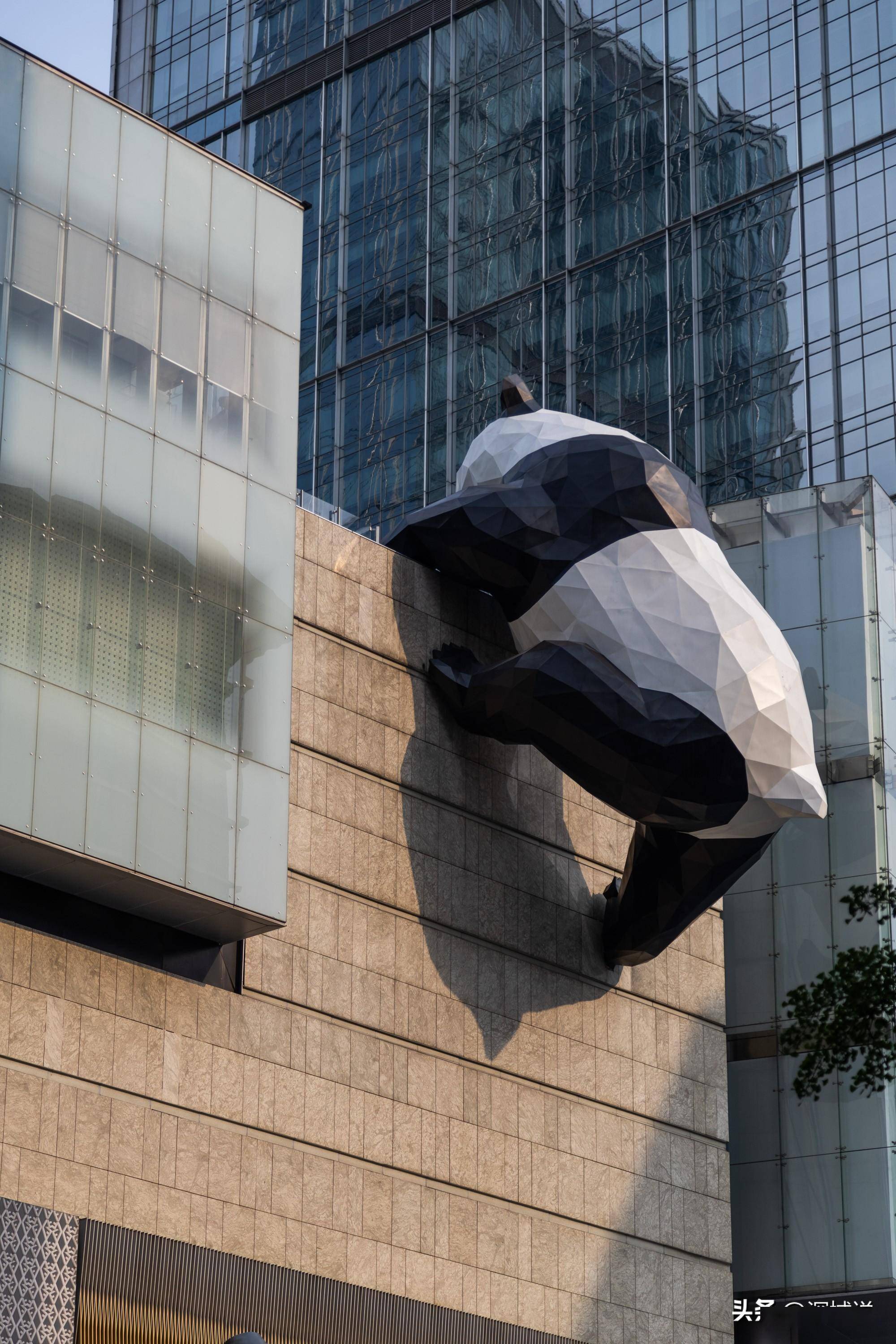 成都ifs这个"爬楼大熊猫"可谓是"顶流"了,游客必打卡