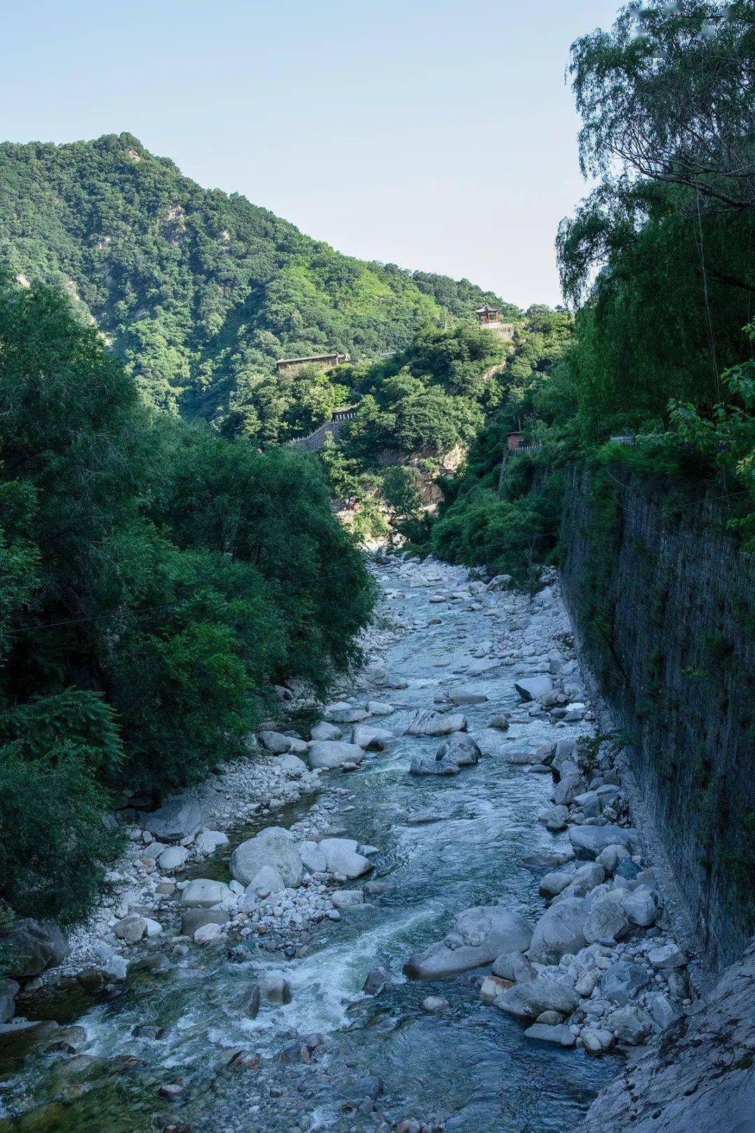 2023年6月10日沣河发源于沣峪的鸡窝子,顺流而下,汇高冠河,太平河及滈