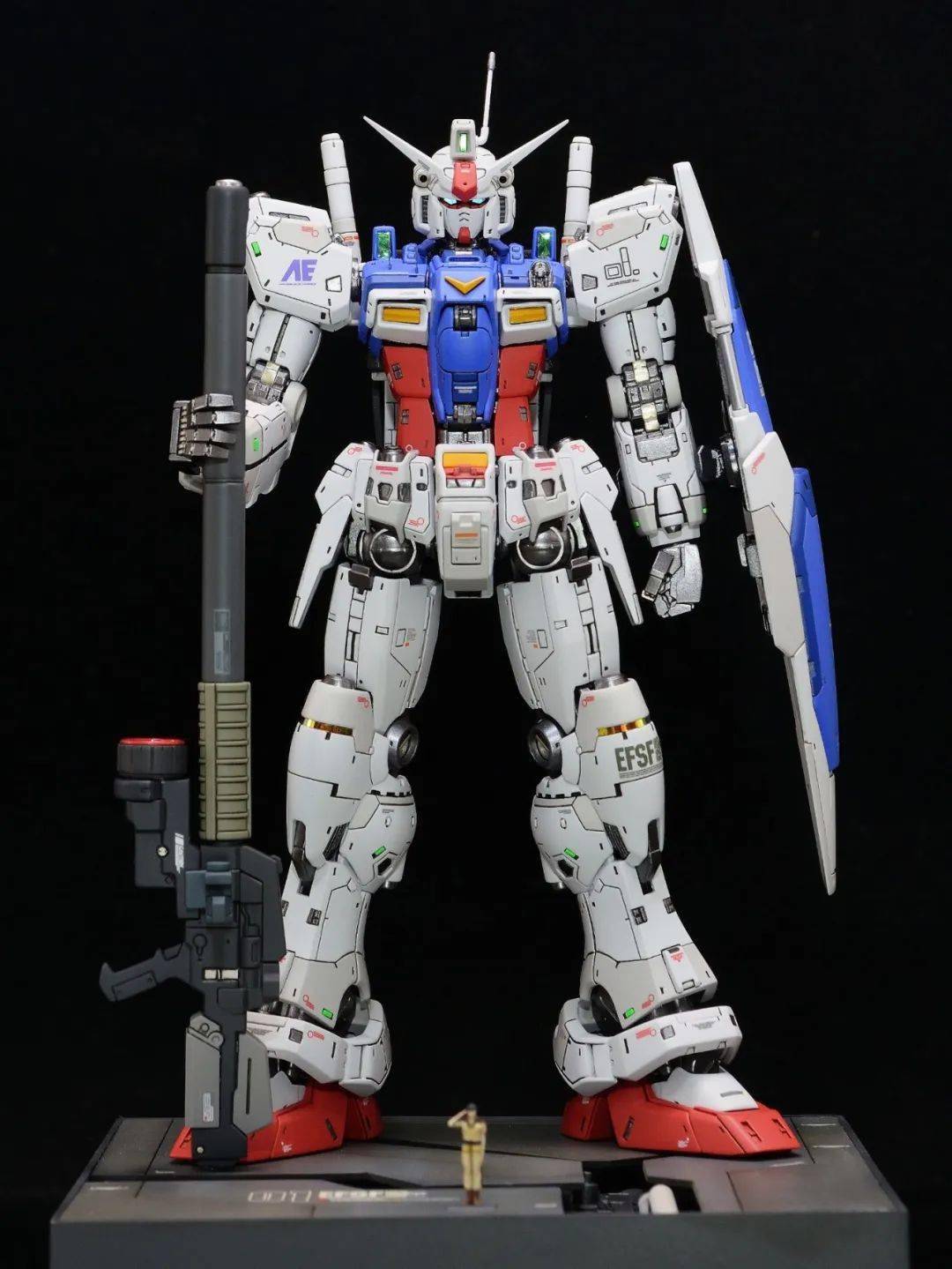 rg高达gp01还能再进化到什么程度?原来小比例也能做出庞然大物的模样!