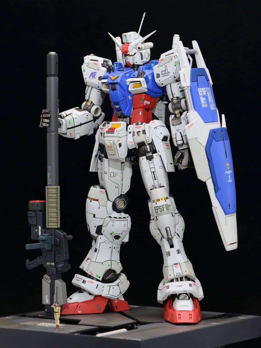 rg高达gp01还能再进化到什么程度?原来小比例也能做出庞然大物的模样!