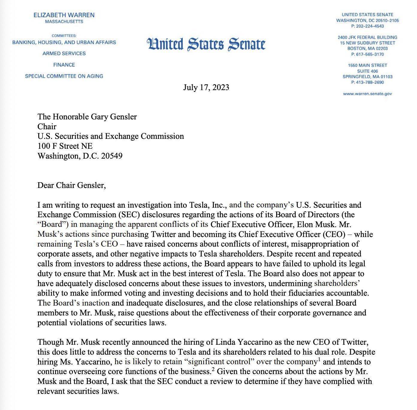 马斯克挪用特斯拉资产？议员致函美国证监会调查！2021年比特币崩盘恐重演……_搜狐网