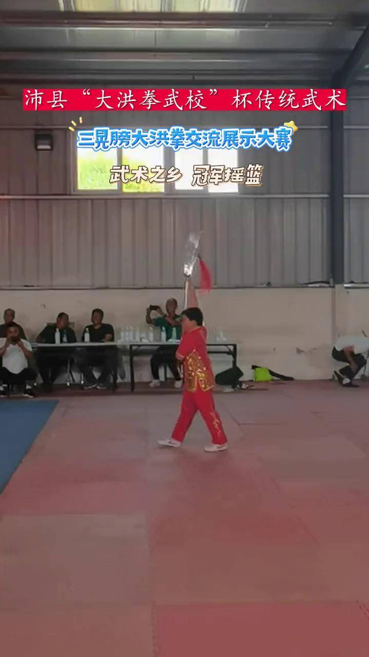 沛县"大洪拳武校"杯传统武术-三晃膀大洪拳交流展示大赛.