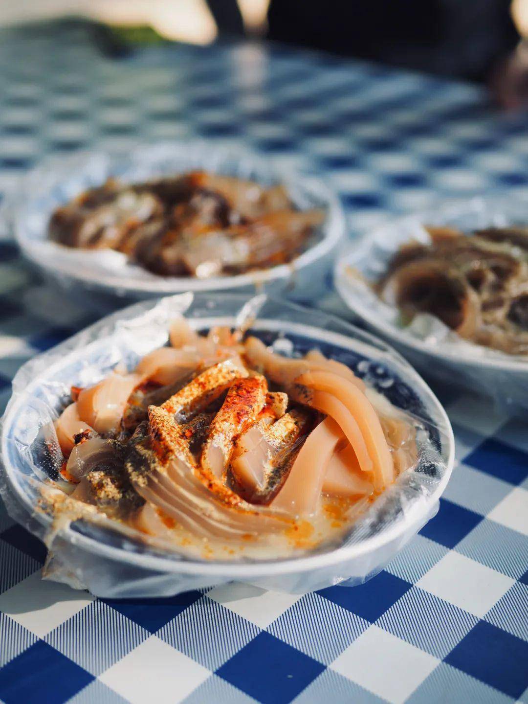 口感弹滑的荞麦凉粉.