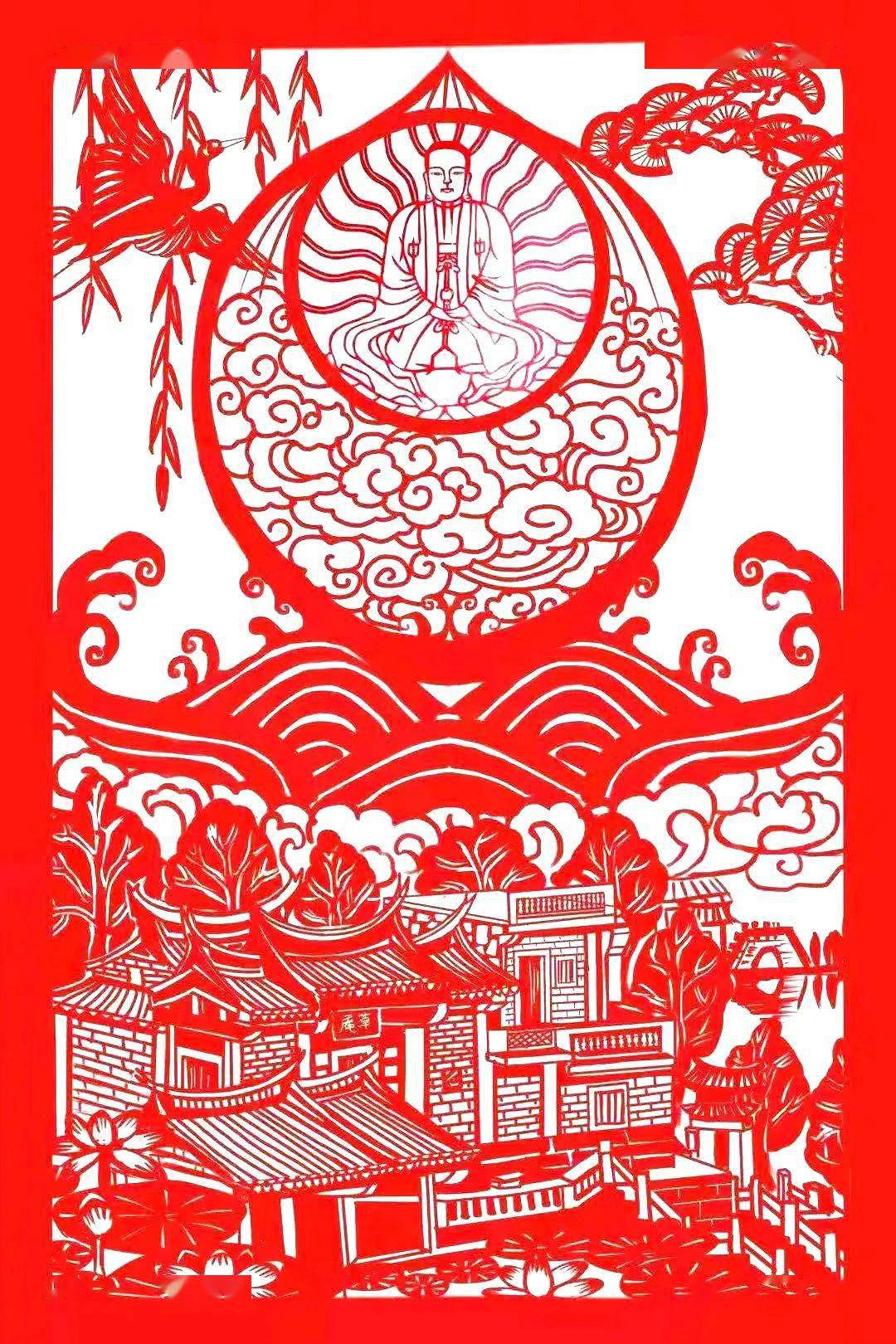 各地动态 | 22处世遗点剪纸荟萃——献礼泉州申遗成功2周年_遗址_洪雅