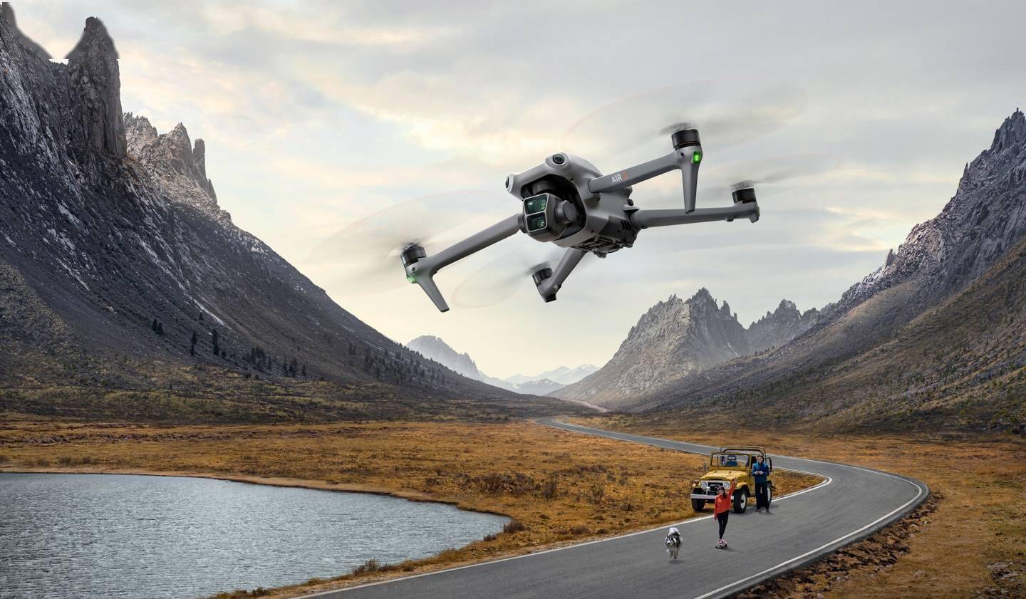 大疆DJI Air 3无人机发布：拥有广角相机和3倍中长焦相机、46分钟续航