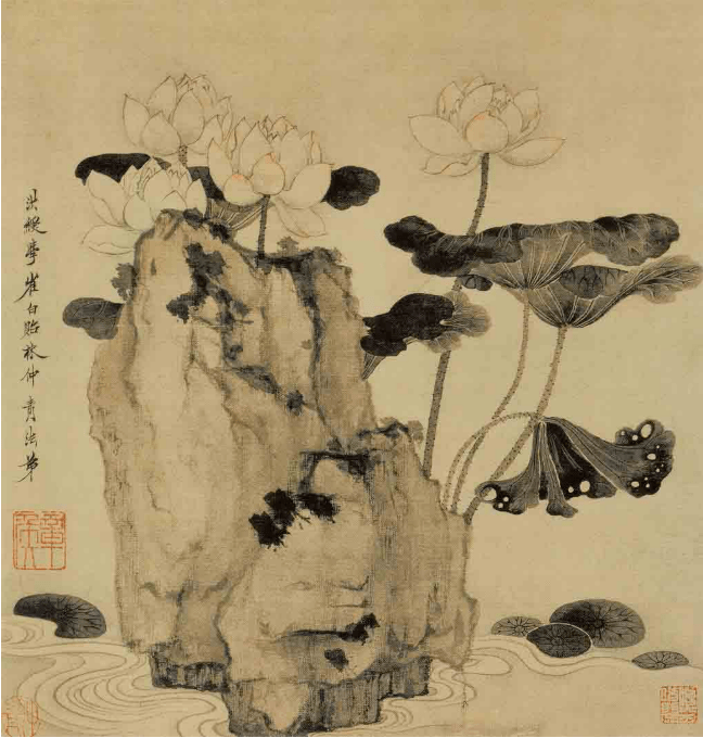 【书画欣赏】陈洪绶的花鸟画,清新雅致