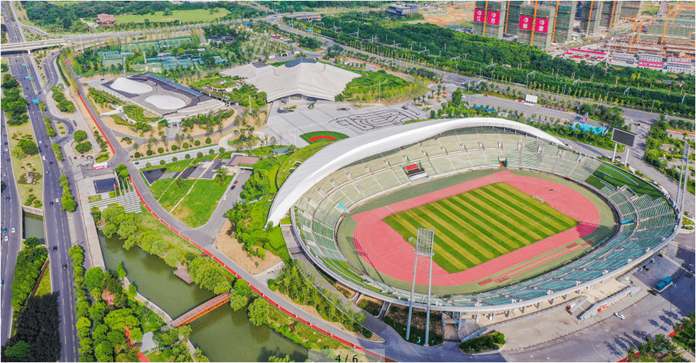 扬州体育公园北3门图片
