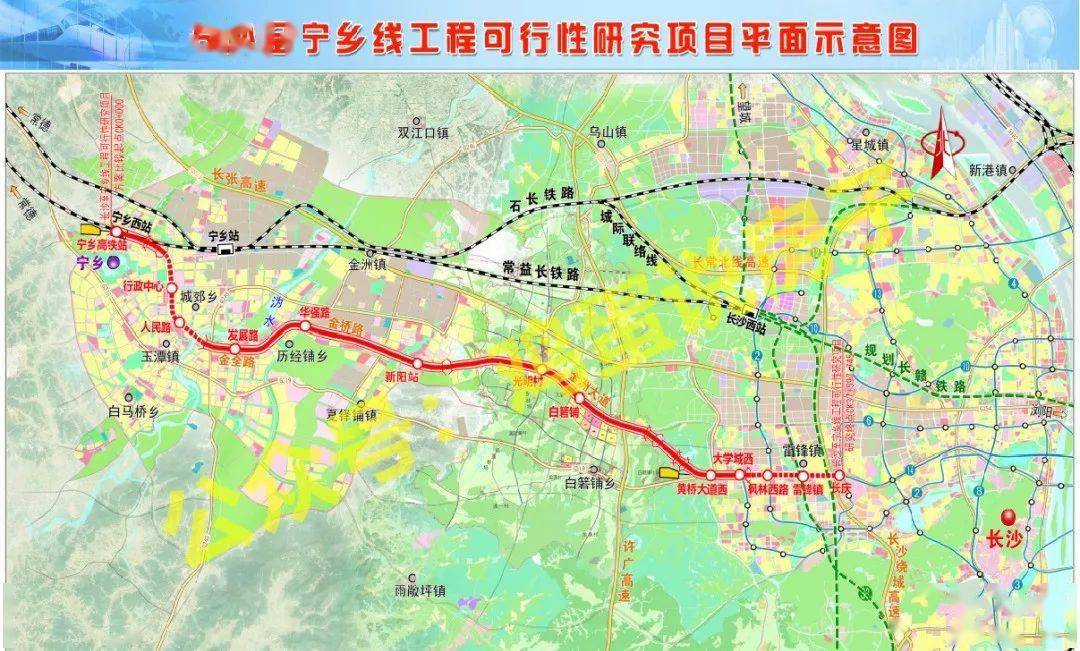 长宁快线线路图图片