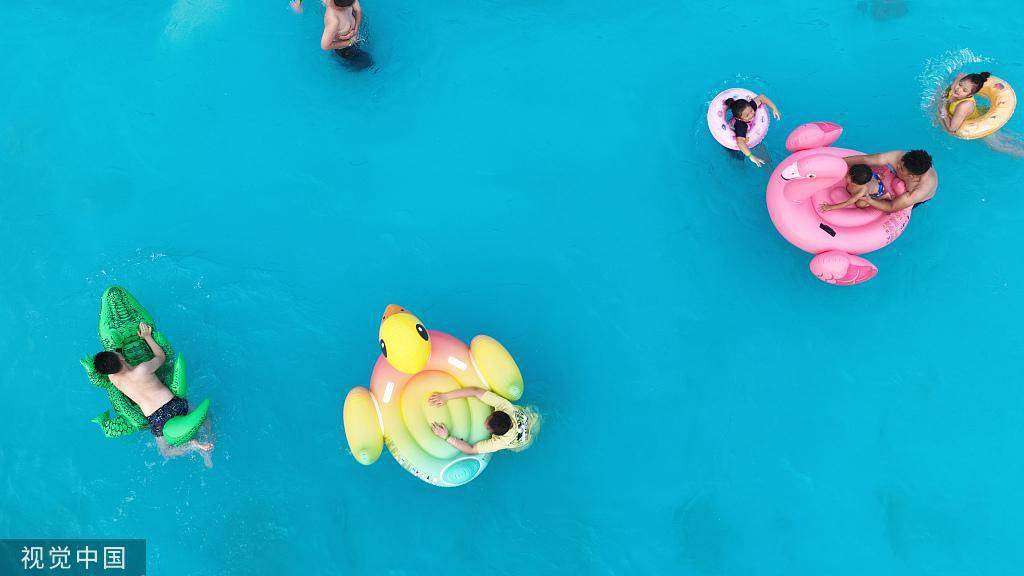 临沂:儿童水上乐园戏水消暑_带着_景区_孩子