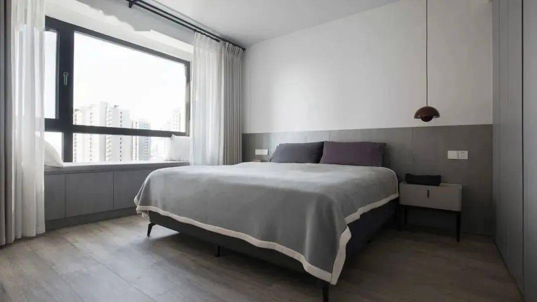 72㎡现代简约,时尚灰 开放式设计,空间宽敞有质感!_装修_灰色_氛围