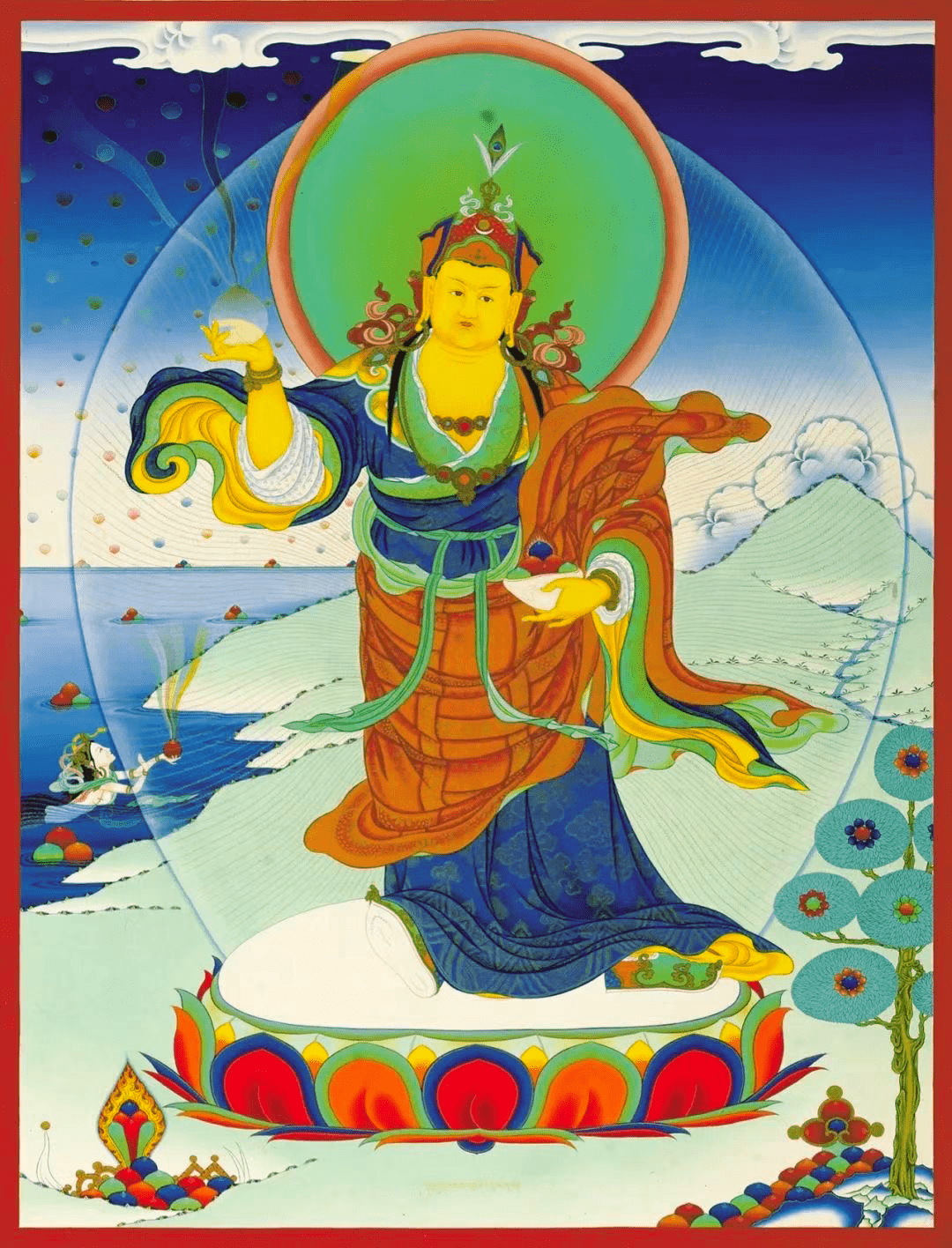 今日立秋,莲师13种金法遣除魔障和痛苦