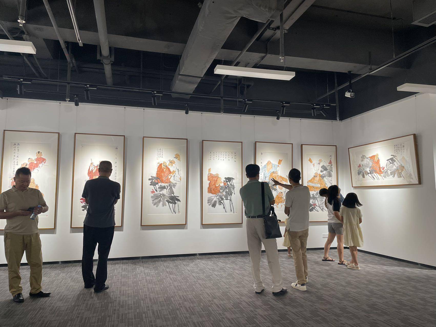 "善行天下——王林中国画巡展"在深圳禾花美术馆开幕_作品_艺术_人物