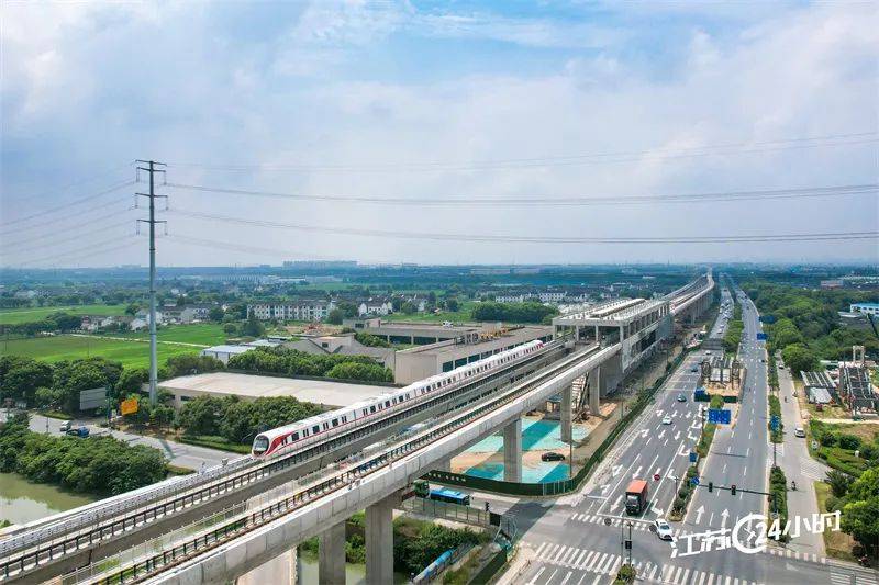 江苏24小时·滚动推送|江阴市:锡澄s1线全线"热滑"成功_摄影_上线