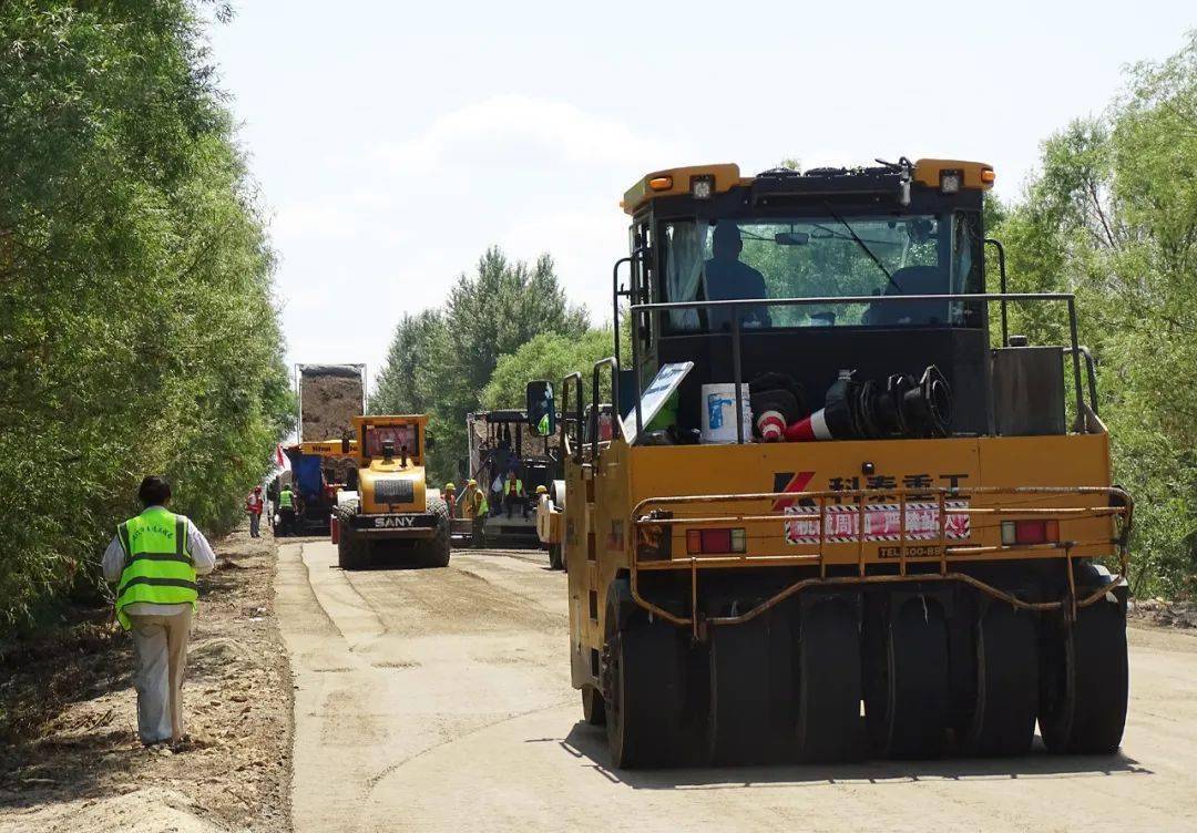 208省道開魯至庫倫段公路養護工程建設有序推進_項目_國道_路面