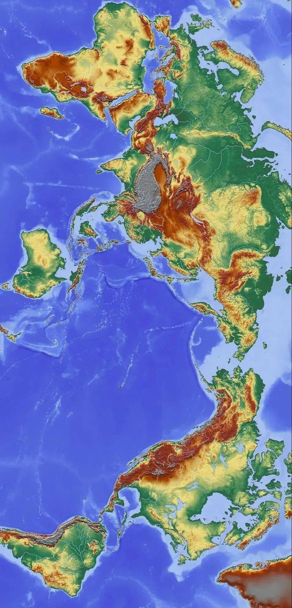 必须保存到手机里的高清世界地形河流卫星图