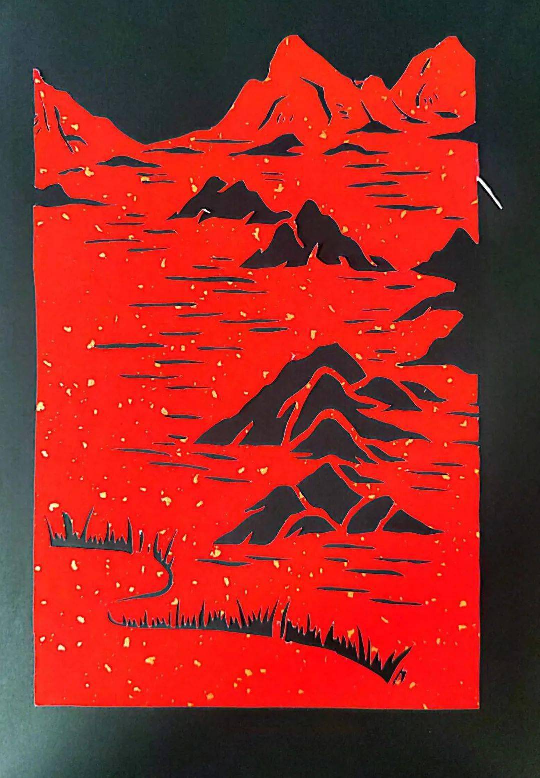 风景篇刻纸2.人物篇1.生肖篇套色剪纸下面一起来欣赏学生们的作品吧!