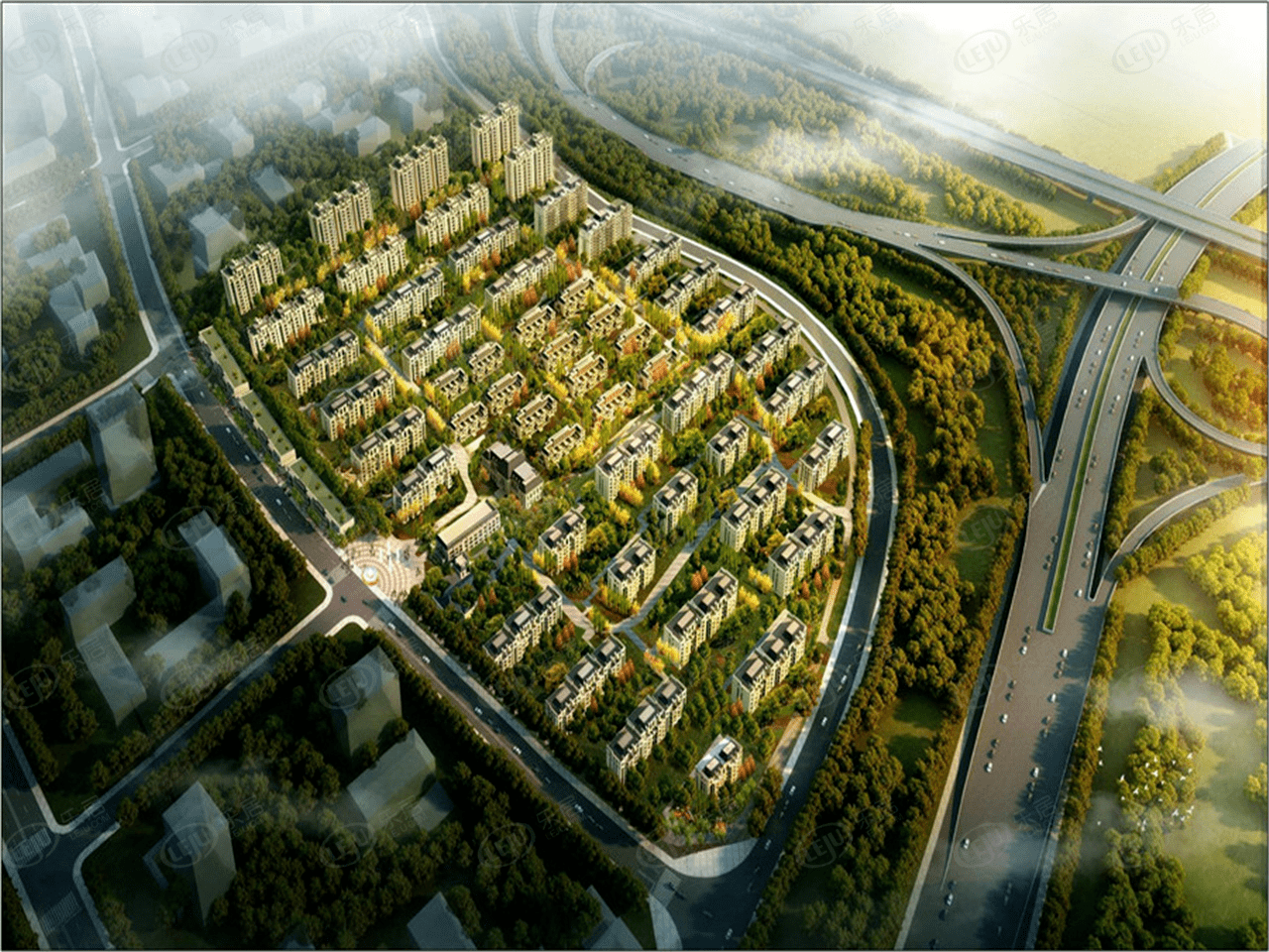 青岛即墨新兴·中心城 户型建面约139㎡_楼盘_生活_规划