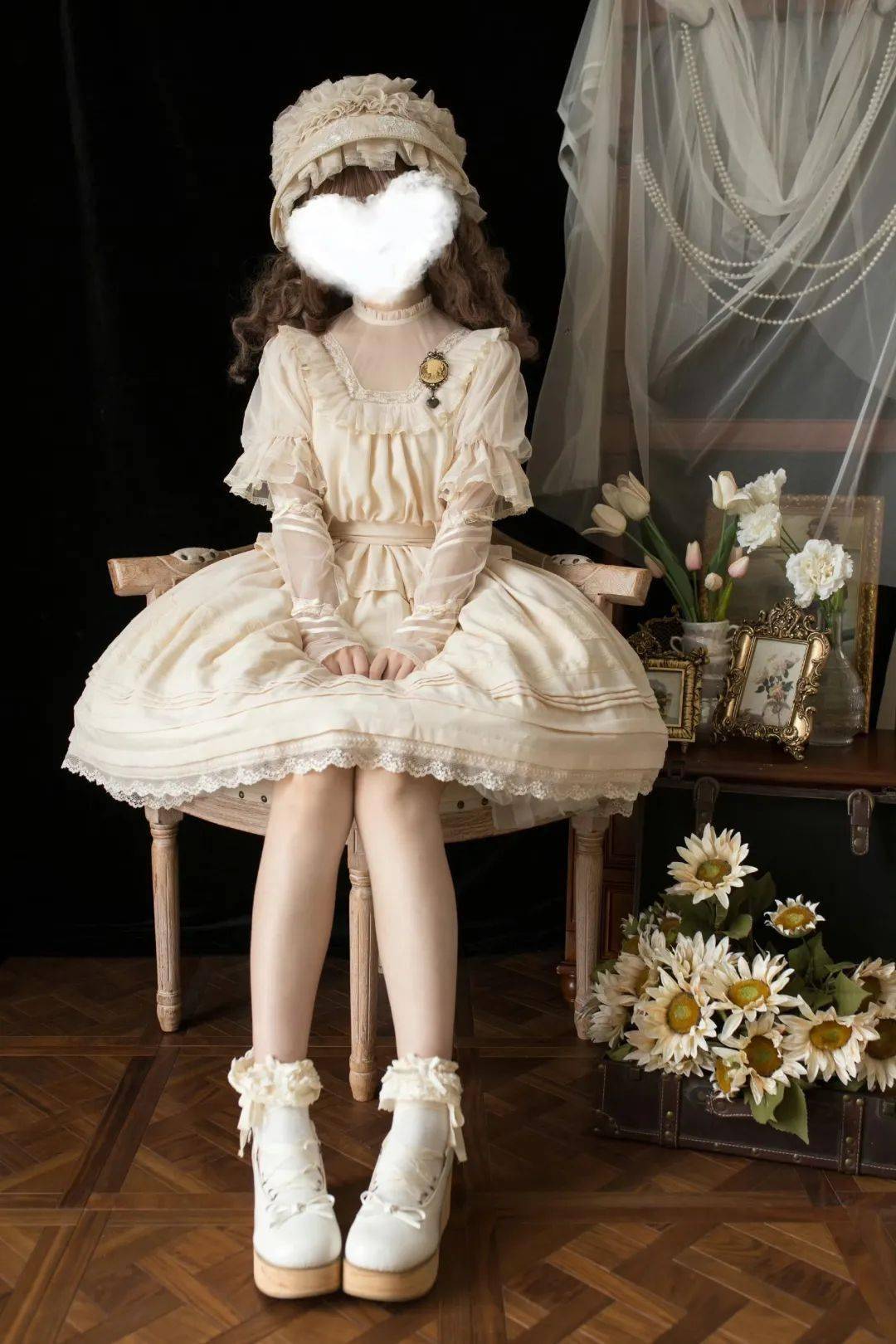 白色系lolita | 花嫁,小礼服,仙女裙…坠入纯白梦境_by_状态_少女