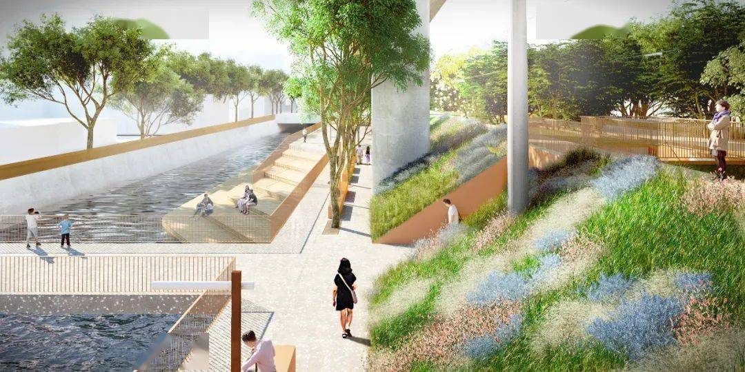 桥下空间这样设计,灰空间焕然一新!(二)_公园_地下_颜色