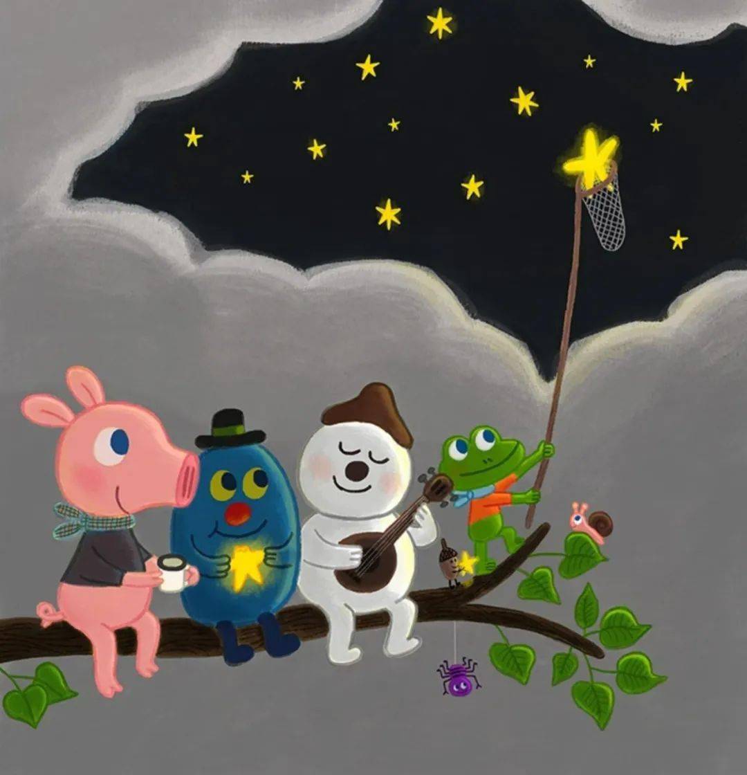 韩国插画家 kim hyun:快乐是我创作的灵感来源(二)_版权_出处_公众