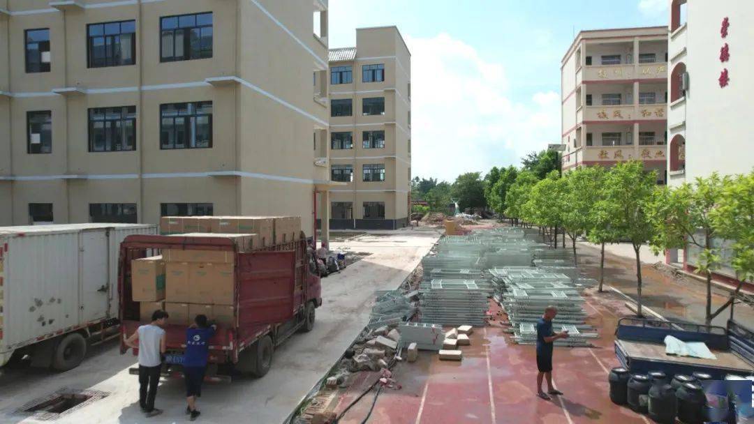 港南四中将于今年秋季期建成投入使用_教学_贵港_工作