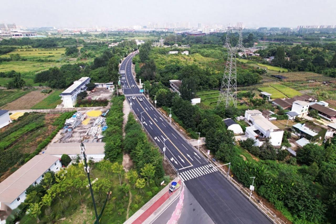 清泉大道大修整治工程完工_青白江区_道路_姚渡