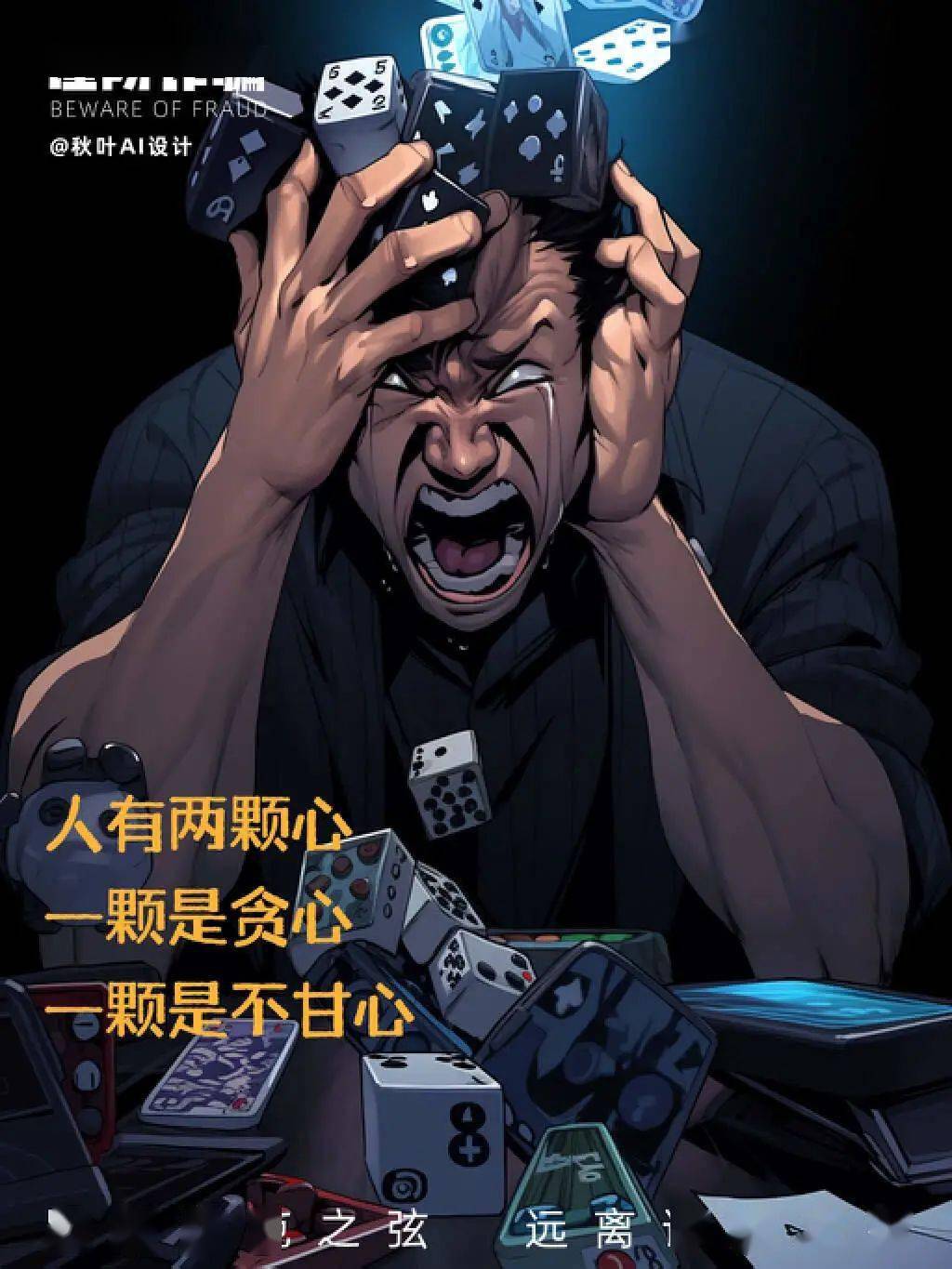 看完《孤注一掷》,我用ai怒做10张海报,只想告诉大家这7个字……_关键
