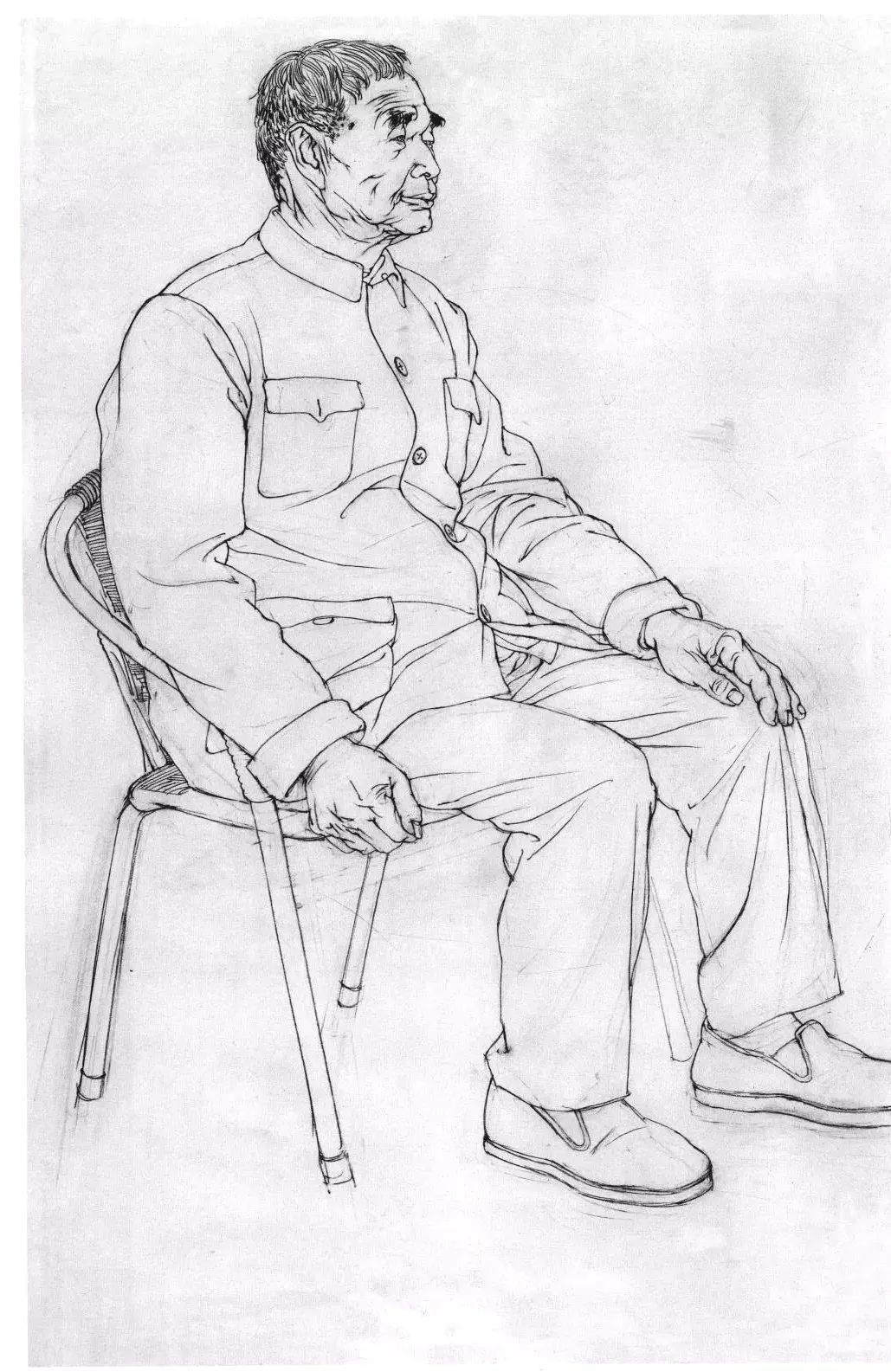 谭老师你推介徐默线描人物画